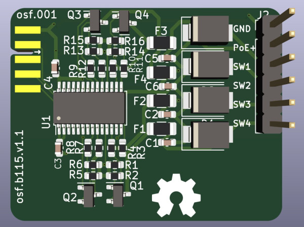 PoE PSE 13W TPS23861